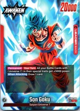 TCG Bandai Dragon Ball Super Karte  Son Goku FB01-001  Leader