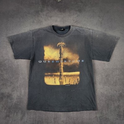 Vintage Queensryche Shirt Mens XL Black 1995 Promised Land Tour