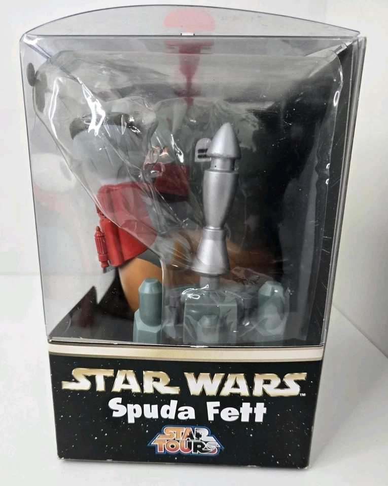 Star Wars 2007 Hasbro Playskool Spuda Fett (Boba Fett) Mr. Cabezal de patata nuevo en caja Foto 3 de 4