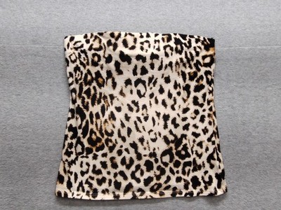 Express Women Tops M Multicolor Animal Print Off The Shoulders Pullover Casual