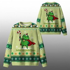 2026 Christmas Frog Defend The Public Library Ugly Sweater puv 51