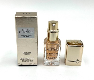 New in Box! Dior PRESTIGE La Micro-Huile de Rose Activated Serum ~ 5ml/ 0.17 oz