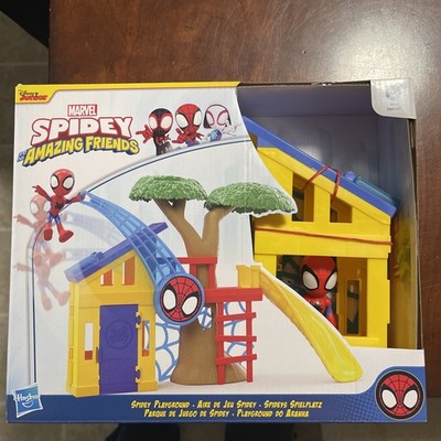 Marvel Spidey Amazing Friends Playground Playset Hasbro Disney Junior Toy New