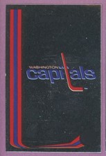 1989 89-90 PANINI HOCKEY STICKERS TEAM LOGO FOIL WASHINGTON CAPITALS #338