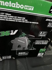 OB-Metabo HPT C3606DPA 36V 6-1/2 in Cordless Plunge Cut Track Saw Kit