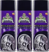 Cristal Products Untouchable Tire Shine Spray ? Long-Lasting Wet Tire Finish for