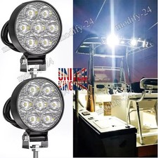 2pcs Marine Spreader Lights LED Light Deck/Mast lights for boat 48W 12V-30V