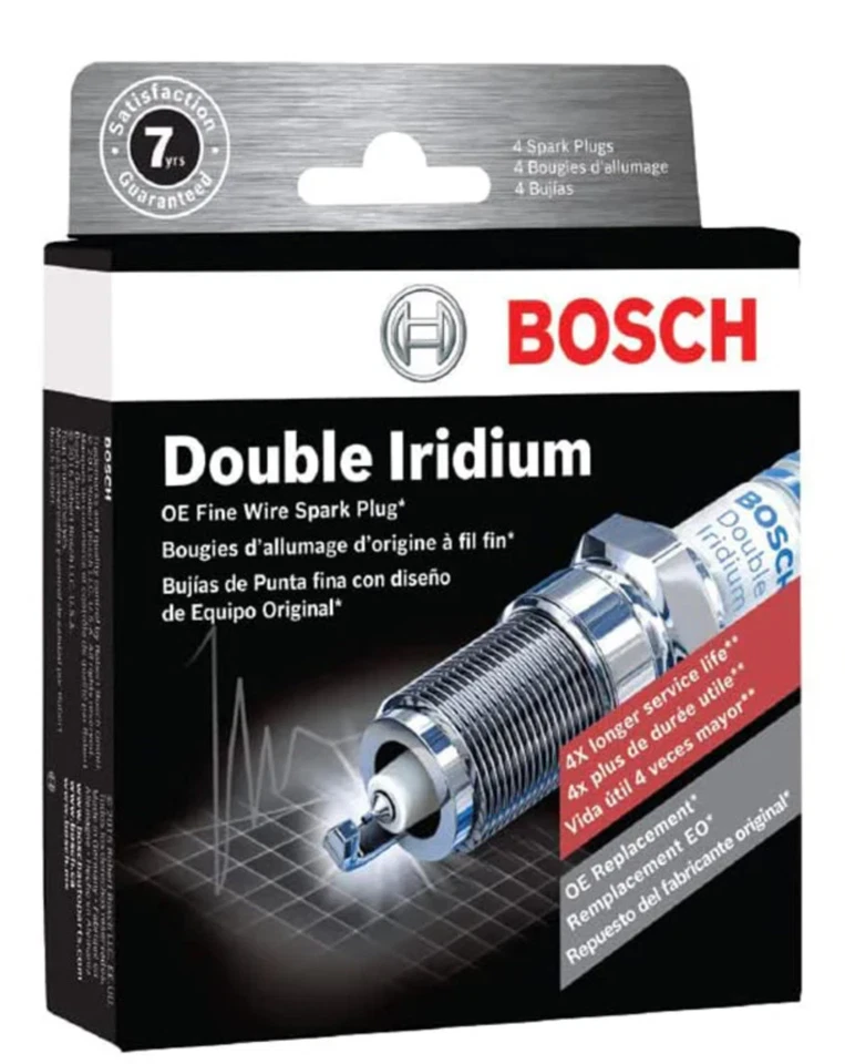 Nuevo Juego de 4 Bujías Doble Iridio BOSCH para Lexus Nissan Scion Toyota L4 Foto 3 de 4