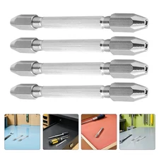 4 Pcs Double Head Drill Bit Clamp Jewelry Making Tools Pin Vise Hand DIY Resin