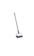 Fuller Brush Electrostatic Hard Floor & Carpet Sweeper 9" Sweep Path Black