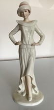 Regal Porzellan Art Deco Stil Figur P120 Eve. 10 Zoll groß