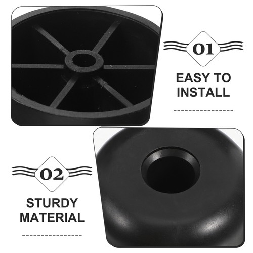 4pcs Sofa Legs Tapered Plastic Sofa Couch And Chair Legs 2 Inch Replacement - Afbeelding 11 van 12