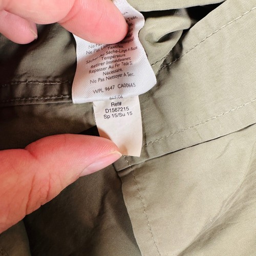 Eddie Bauer Shirt Men Large Tan Travex Ultimate Guide Casual Button Down Collar - Picture 8 of 13