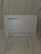 Viconor Red Light Therapy Belt Black-Pain Relief- New Open Box