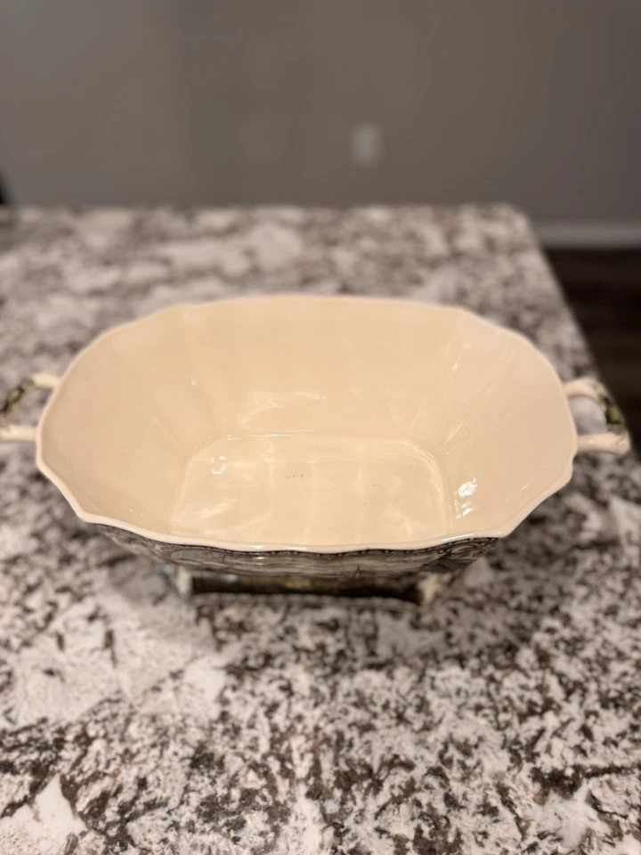 Friendly Village, The ("Made in England" Backstamp) Rectangular Tureen & Lid - Image 4 of 4