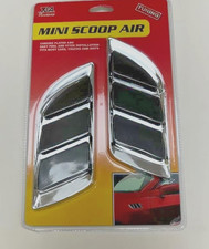 Universal Accents Porthole Vent Car Intake Scoop Air Flow Fender Hood Afl-9649pb