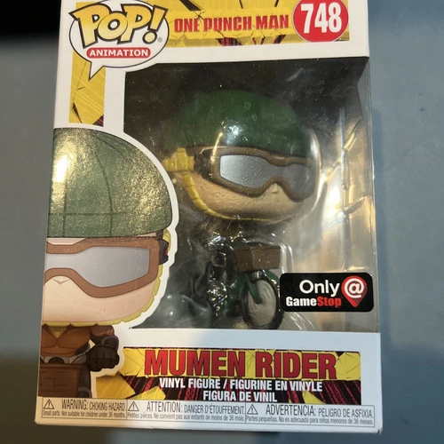 FUNKO POP! Animation One Punch Man Mumen Rider #748 GameStop Exclusive