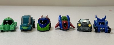 Lot Of 6 PJ Masks Night Time Micros Deluxe Vehicles Set 