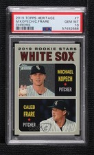 Topps Heritage Chrome 2019/999 Michael Kopech Caleb Frare #THC-7 Rookie RC 0e23