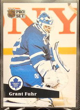 1991-92 Pro Set Grant Fuhr #494 Toronto Maple Leafs
