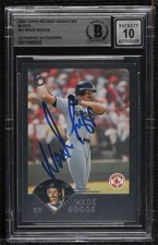 BAS 2003 Retired Signature Edition Black 64/99 Wade Boggs BGS Authentic HOF 3c7