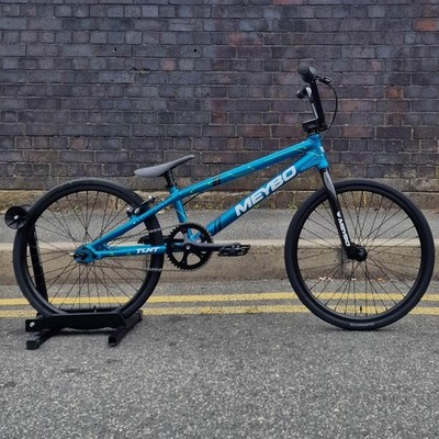 Meybo 2025 TLNT Expert XL BMX Rennrad blau / gelb / weiß