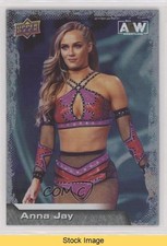 2022 Upper Deck AEW All Elite Wrestling Silver Foil Anna Jay #77 READ y1s