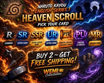 #ad Naruto Kayou English Series 1 Heaven Scroll Pick Your Card UR SSR SR NM Mint $0.99