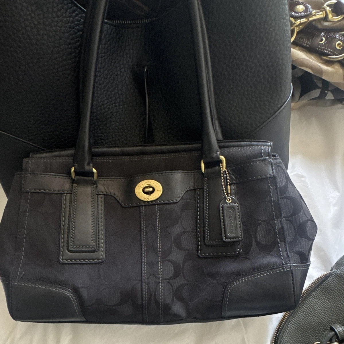 Coach Black Signature for sale - eBay