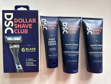 Dollar Shave Club 6 Blade Razor  Post Shave Cream  2Sensitive Skin Shave Cream