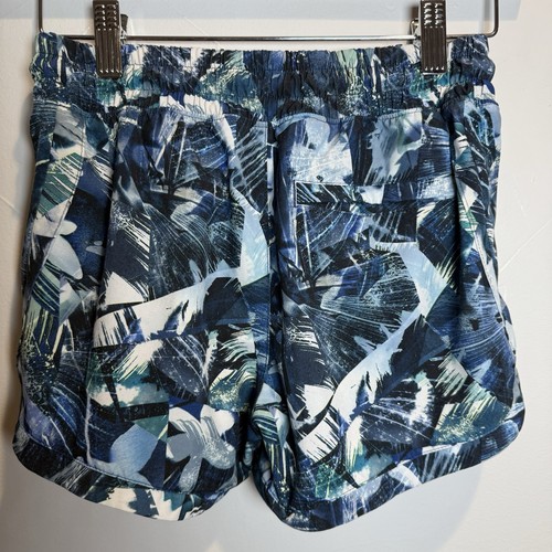 Athleta Girl All Play Blue Camo Shorts Size Large 12 - Picture 9 of 15