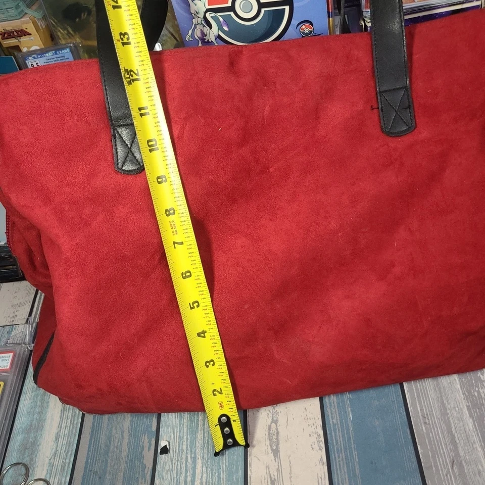 ELIZABETH ARDEN Bolso de Mano Cartera de Hombro Rojo Negro Tipo Terciopelo Material Para Mujer Foto 4 de 4