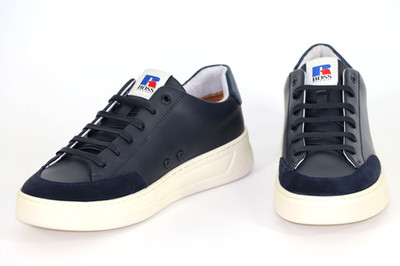 HUGO BOSS Sneaker, Mod. Baltimore_Tenn_RA, Gr. 41 / UK 7 / US 8, Navy