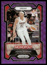 Aerial Powers 2024 Panini Prizm Monopoly WNBA #48 Purple Prizms Atlanta Dream