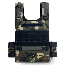Tactical Weighted Vest, Adjustable Weights Running Vest Molle for Workouts En...