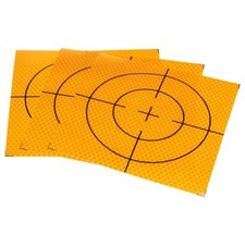 3pcs Survey Reflector Sheet 150x150mm Self-Adhesive Survey Target Mark Yellow