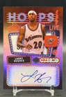 2025-26 Topps NBA Hoops - Larry Hughes Hoops Signs #HS-LHU Holo Foil Auto