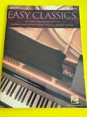 Easy Classics, 18 Classical Masterworks, Easy Piano, 2nd Edition