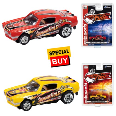 #ad #ad Auto World 4Gear 1970 Chevy Camaro Stranglehold FC Combo HO Scale Slot Car $67.99