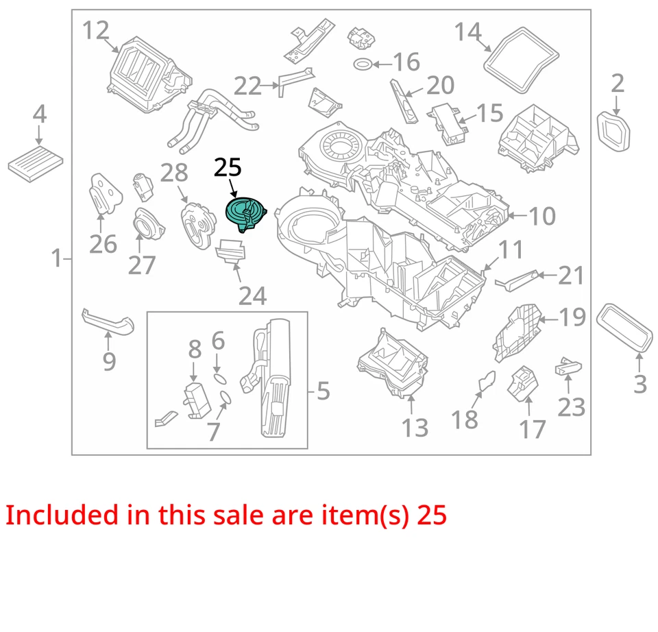Nissan Titan 2014 calentador ventilador de aire acondicionado motor OEM 132 k millas - LKQ430885335 Foto 4 de 4