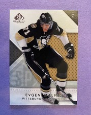 2007-08 UPPER DECK SP GAME USED EVGENI MALKIN CARD #25 PITTSBURGH 2ND YEAR