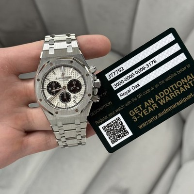 Audemars Piguet Royal Oak Panda Chronograph Silver Dial Bracelet 26331ST