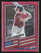 2026 Panini USA Stars & Stripes Prizm Jared Grindlinger #87 Red 109/399