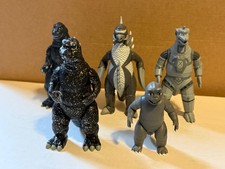 Super 7 - GODZILLA Series 2 SIlver Screen Blind Box Figure x 5 COMPLETE Set