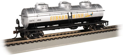 Bachmann Trains - 40' Three-Dome Tank Car - Gibson Wine CO. #459 - 17115