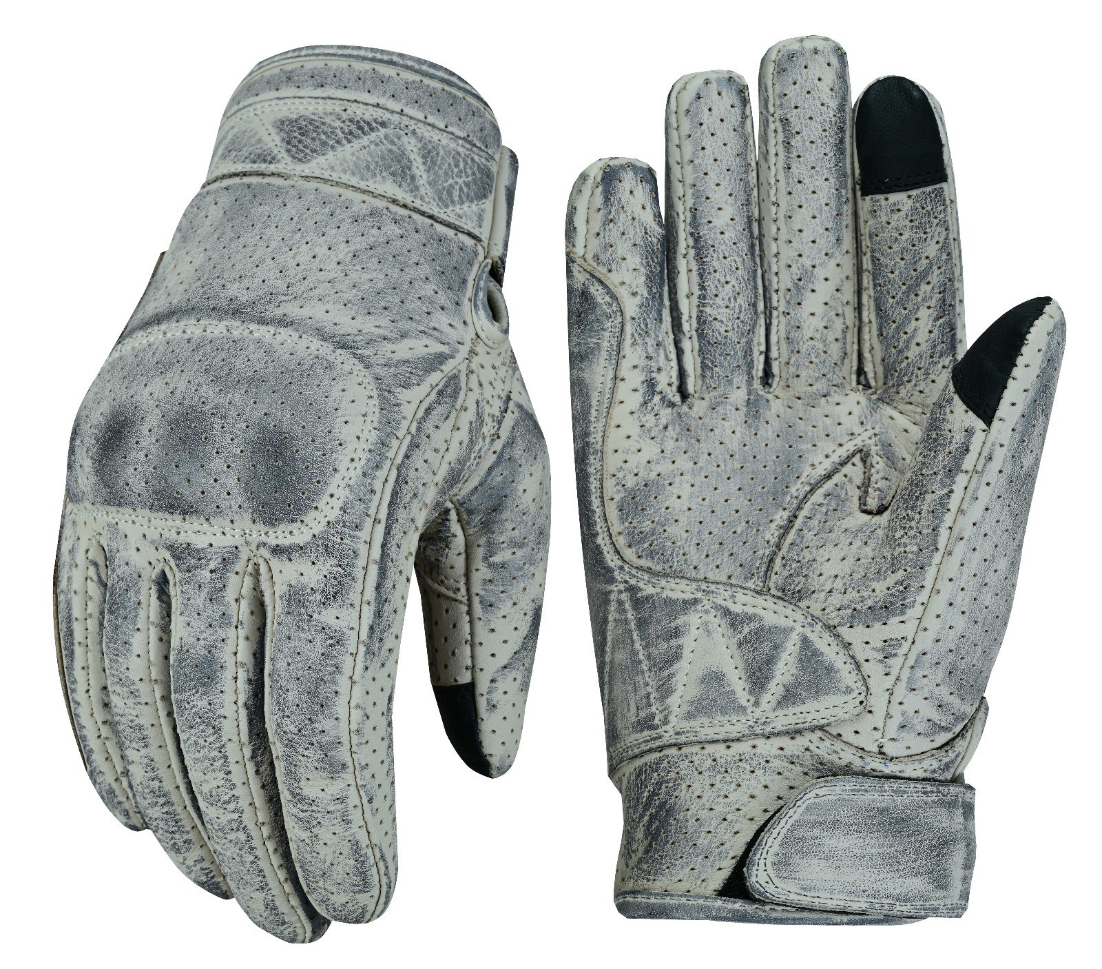 Guantes De Cuero Para Moto Guantes Blanco Guantes Con Protection Guantes De Moto