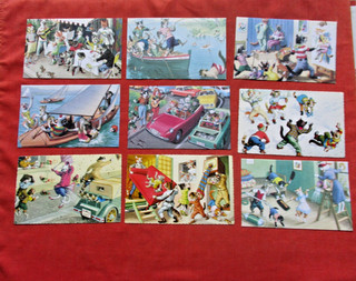 Lot 48 Alfred Mainzer Postcards Dressed Cat Series Anthropomorphic Cats