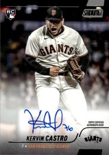2022 Stadium Club #SCBA-KC Kervin Castro Autographs