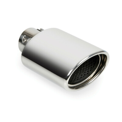 LAMPA TS-65 Sportauspuff Endrohr Edelstahl Chrom Für Auto NEW 1
