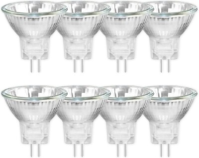8 Stück MR11 GU4 Halogenlampe 20W 12V Warmweiß